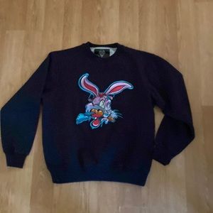 Blue sweatshirt, size large